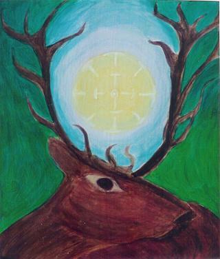 Deer & the Medicine Wheel '96